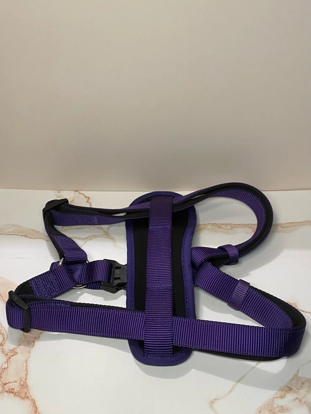 Vibrant Life Purple/Black Step-In Dog Harness Size Large